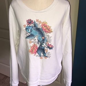 Koi image sweatshirt